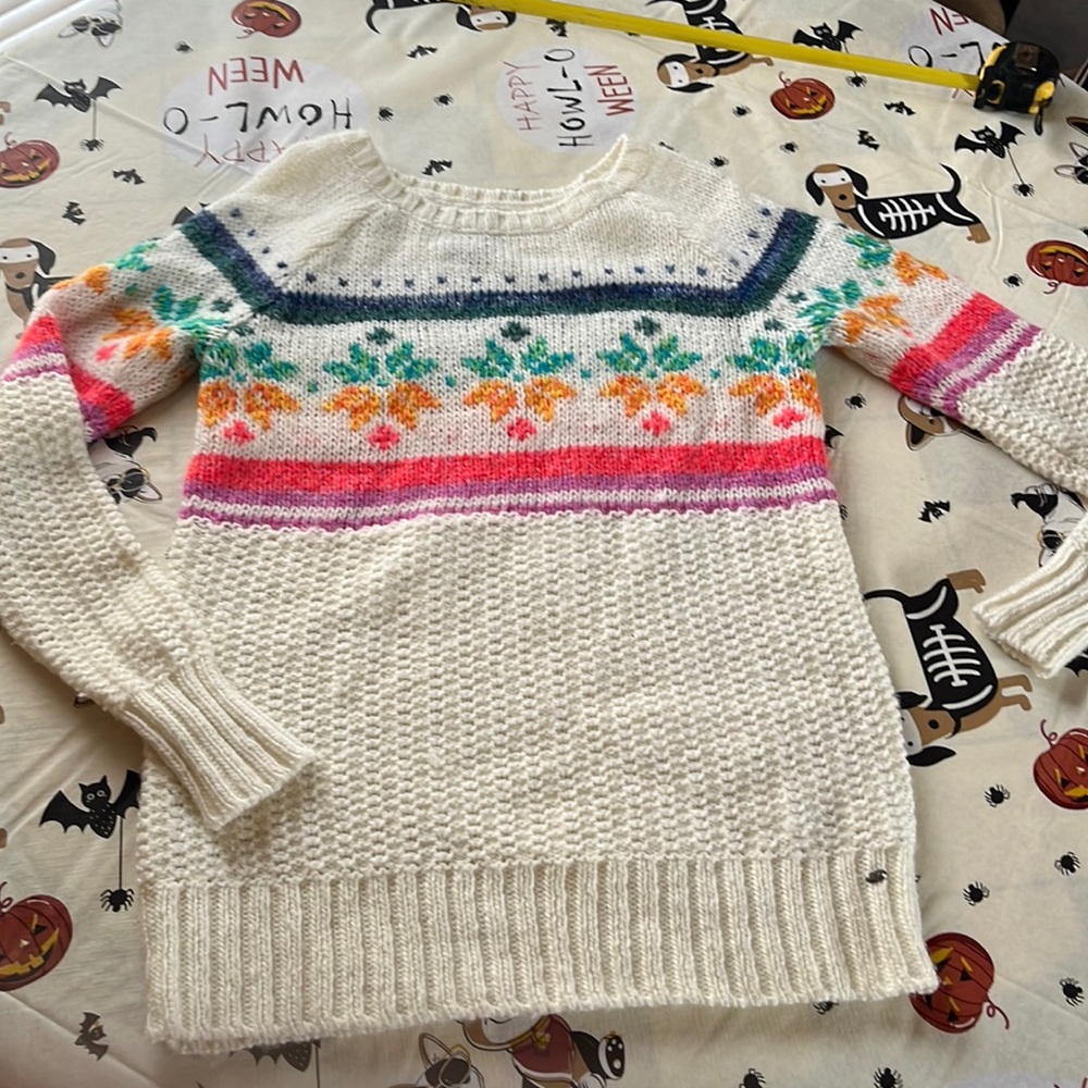 American Eagle rainbow jegging sweater size xs